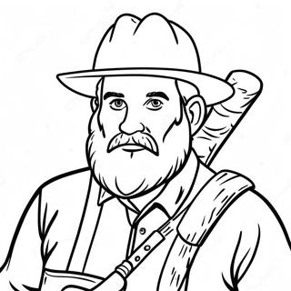 Lumberjack Coloring Page 36302-29196