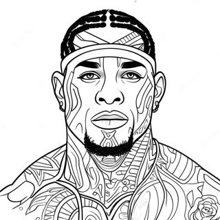 Jey Uso Coloring Pages