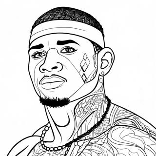 Jey Uso Coloring Page 36312-29199