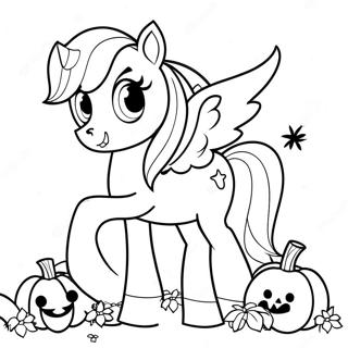 My Little Pony Halloween Coloring Page 36342-29230