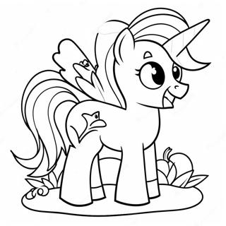 My Little Pony Halloween Coloring Page 36342-29231