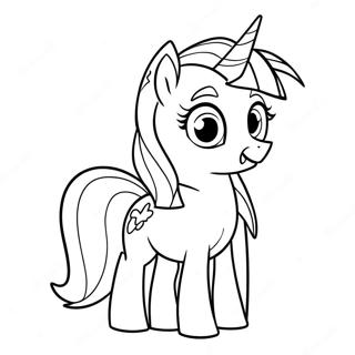 Twilight Sparkle In Spooky Costume Coloring Page 36343-29226