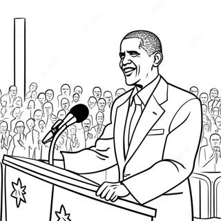 Barack Obama Coloring Pages