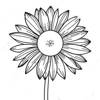 Dandelion Flower Coloring Page 36412-29282