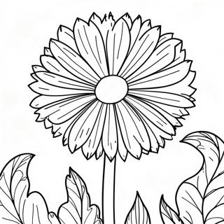 Dandelion Flower Coloring Page 36412-29283