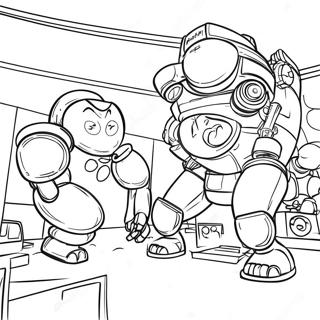 Mitchells Vs The Machines Coloring Pages