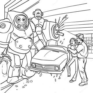 Mitchells Vs The Machines Coloring Page 36432-29299