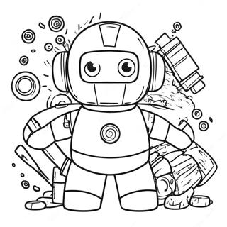 Fun And Colorful Mitchells Vs The Machines Characters Coloring Page 36433-29303