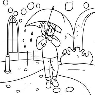 April Showers Coloring Pages