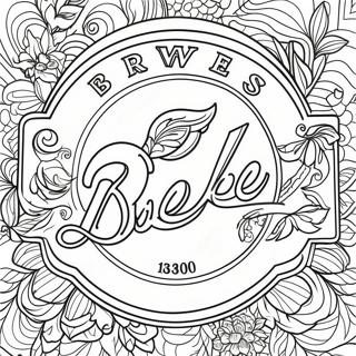 Brewers Logo Coloring Page 36472-29335