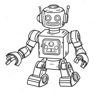 Lego Robot Coloring Pages