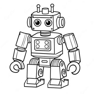 Lego Robot Coloring Page 36502-29352