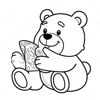 Chill Stoner Care Bear Coloring Page 36513-29367