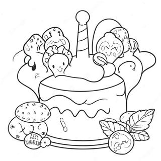 Alice In Wonderland Bakery Coloring Page 36522-29371