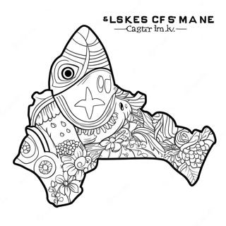 Maine Coloring Pages