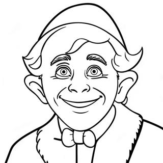 Cheerful Buddy The Elf Coloring Page 36553-29395