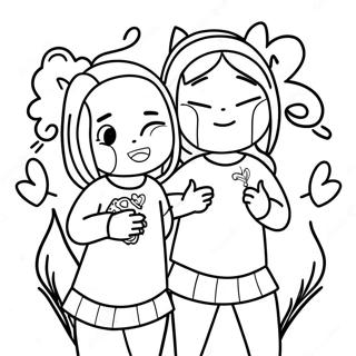 Sam And Cat Coloring Pages