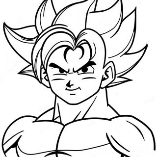 Super Saiyan 4 Goku Coloring Page 36572-29410