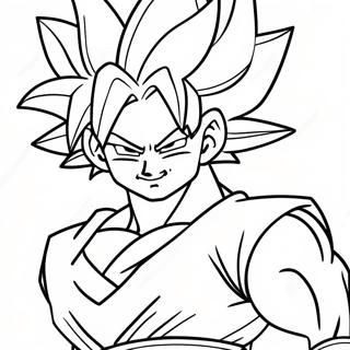 Super Saiyan 4 Goku Coloring Page 36572-29411