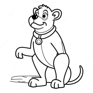 Dog Man Coloring Page 36612-29442