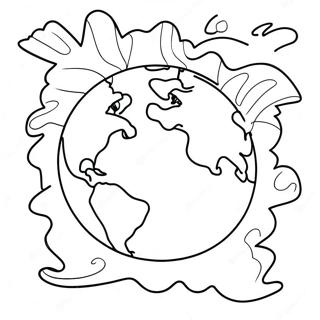 Earth Day Coloring Page For Preschoolers 3661-3014