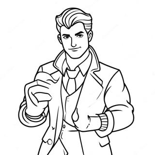 Fortnite Midas Coloring Page 36622-29451