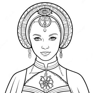 Padme Amidala Coloring Page 36632-29464