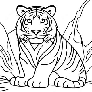 White Tiger Coloring Pages