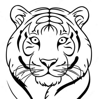 White Tiger Coloring Page 36652-29474