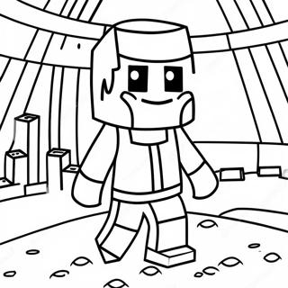 Minecraft Villager Coloring Pages