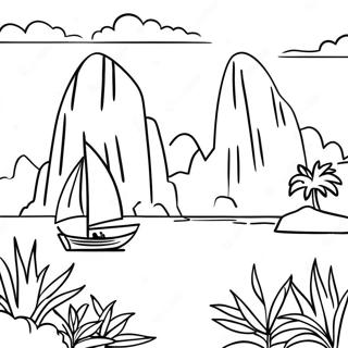 Thailand Landscape Coloring Page 36672-29503