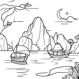 Thailand Landscape Coloring Page 36672-29504