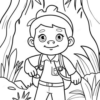 Eliza Thornberry Exploring The Jungle Coloring Page 36683-29498