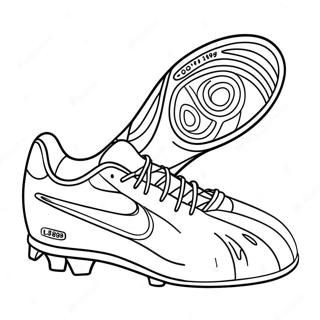 Soccer Shoe Coloring Page 36692-29508