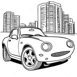 Miata Coloring Pages