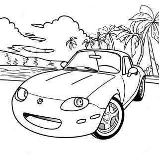 Miata Sports Car Coloring Page 36702-29518