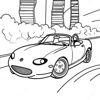 Mazda Miata In A Race Coloring Page 36703-29514