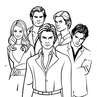 Tvd Coloring Pages