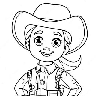 Jessie Toy Story Coloring Page 36742-29547