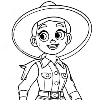 Jessie Toy Story Coloring Page 36742-29548