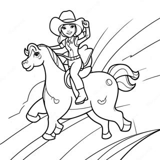 Jessie Riding Bullseye Coloring Page 36743-29552