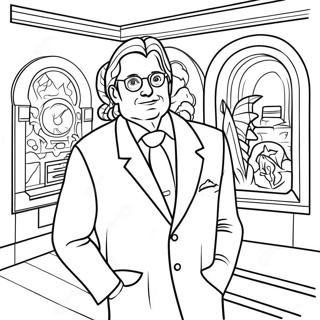 Xavier Riddle And The Secret Museum Coloring Pages