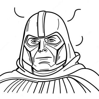 Dr Doom Coloring Pages