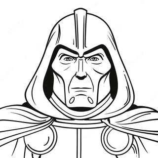 Dr Doom Villain Coloring Page 36792-29586