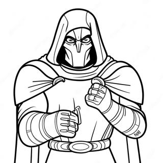 Dr Doom Villain Coloring Page 36792-29588