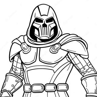 Dr Doom In Battle Armor Coloring Page 36793-29590