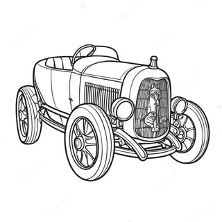 Derby Car Coloring Pages