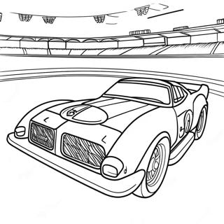 Fast Racing Derby Car Coloring Page 36813-29605