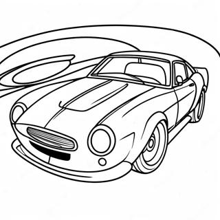 Fast Racing Derby Car Coloring Page 36813-29606