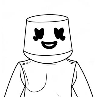 Marshmello Coloring Pages